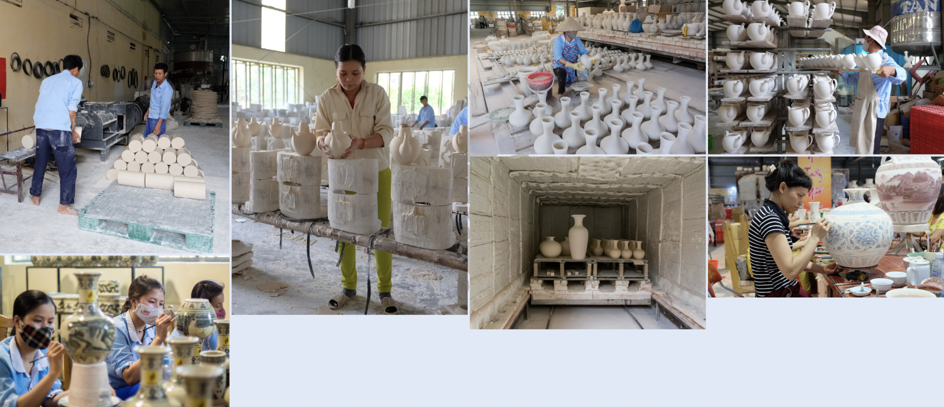 舟逗陶瓷生产流程的主要环节