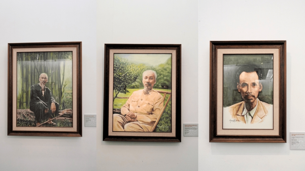 ‘海外越南画家对胡伯伯的爱戴’画展