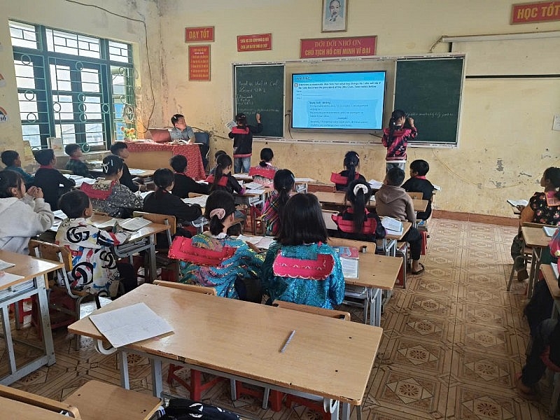 学校的学生到校率始终达到99%。（照片：杜五）