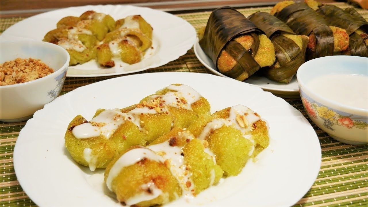 越南烤芭蕉糯米团。