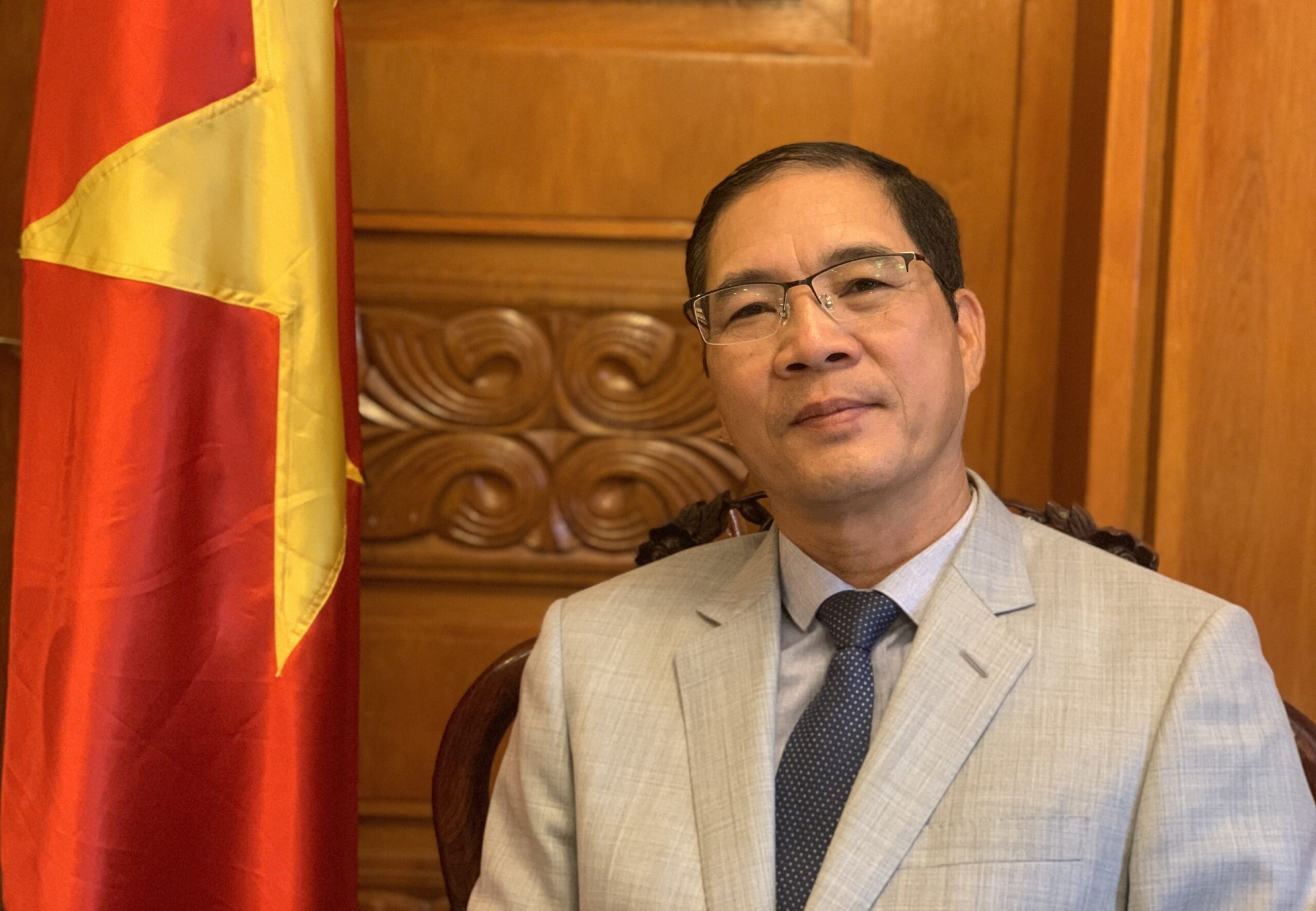 越南驻保加利亚共和国兼北马其顿共和国大使杜黄龙。