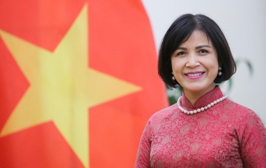越南常驻联合国、世界贸易组织及日内瓦其他国际组织代表团团长黎氏雪梅大使。