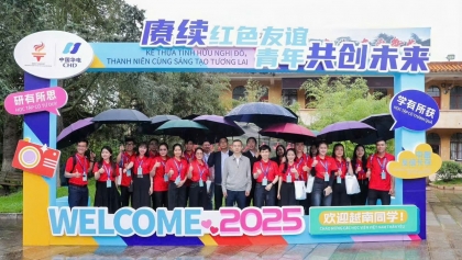 在中国的越南青年红色之旅启动