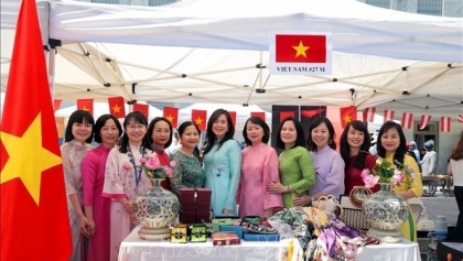 2026年联合国国际义卖会：越南手工艺品与美食吸引国际游客