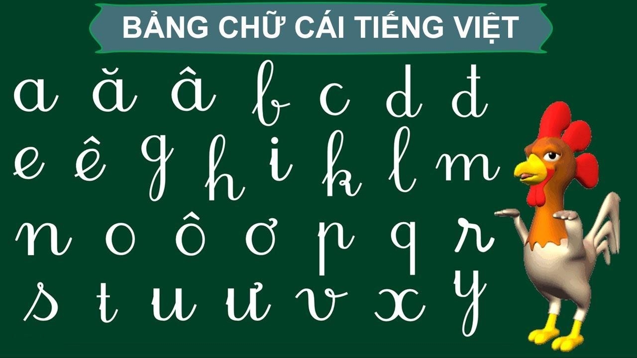 首先要学习越南语字母。