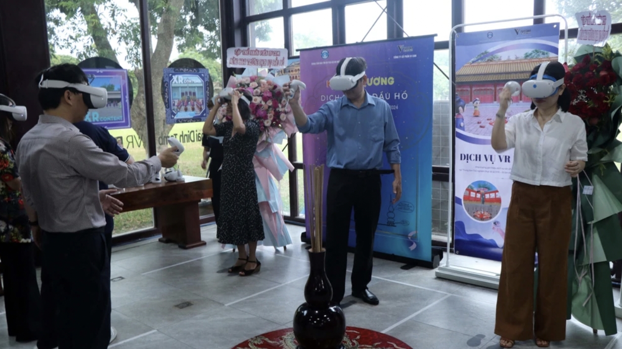 推出大内顺化虚拟现实体验供游客参观