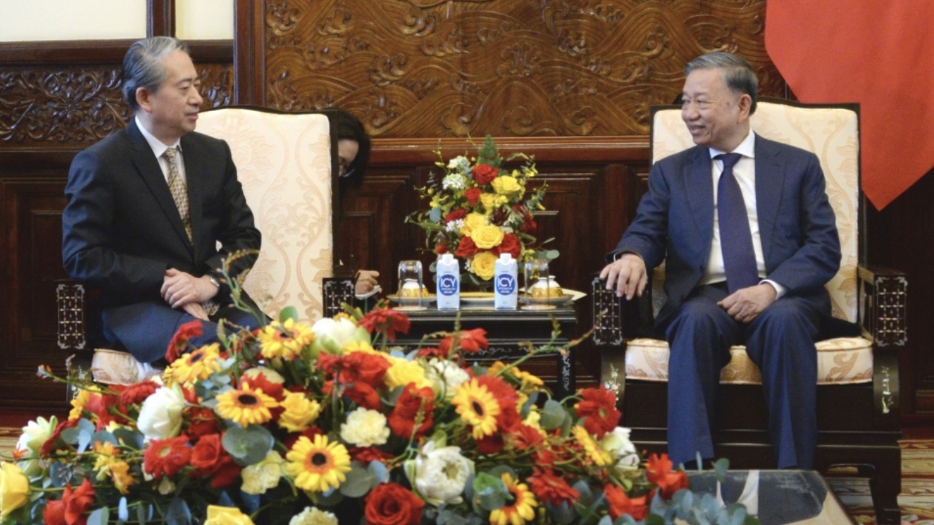 越南国家主席苏林会见中国驻越南大使熊波：深化双边关系与合作