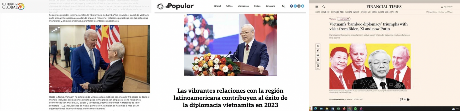 阮富仲总书记与“越南竹子外交”烙印