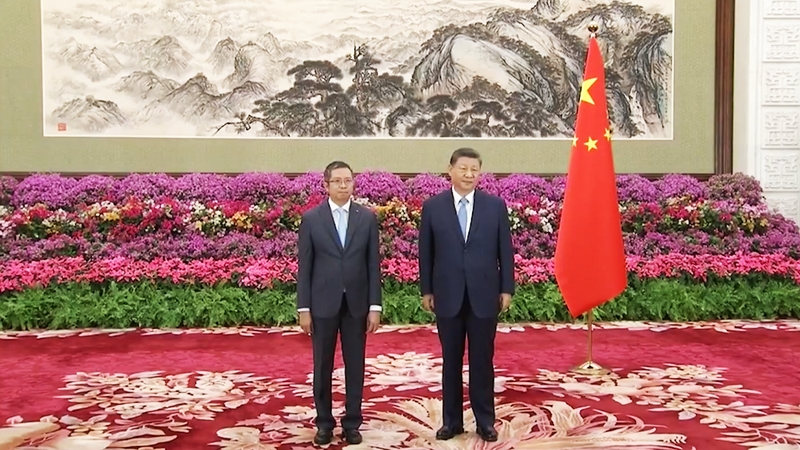 越南驻华大使范清平向中国国家主席习近平递交国书