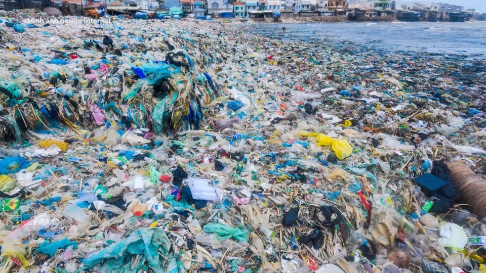 塑料袋对环境造成不好影响。