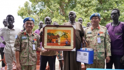 越南五号二级野战医院携手为南苏丹社区做出贡献