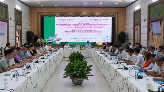 越南同塔省和中国广西省促进企业的贸易联系