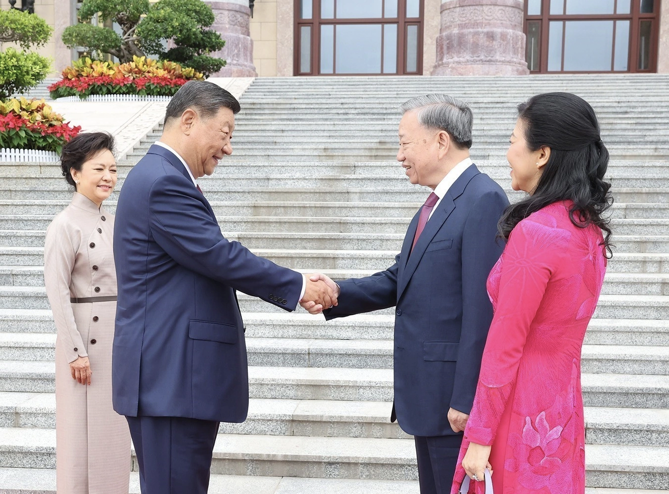 越共中央总书记 国家主席苏林和夫人访华