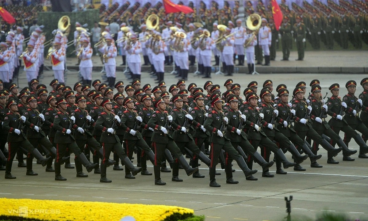 越南国庆80周年：阅兵游行国家级总彩排在河内巴亭广场举行