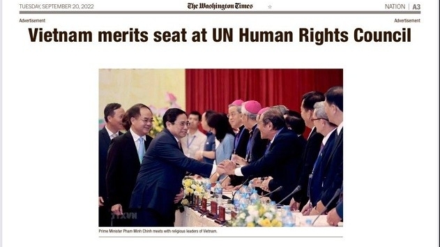 《华盛顿时报》：越南竞选联合国人权理事会成员