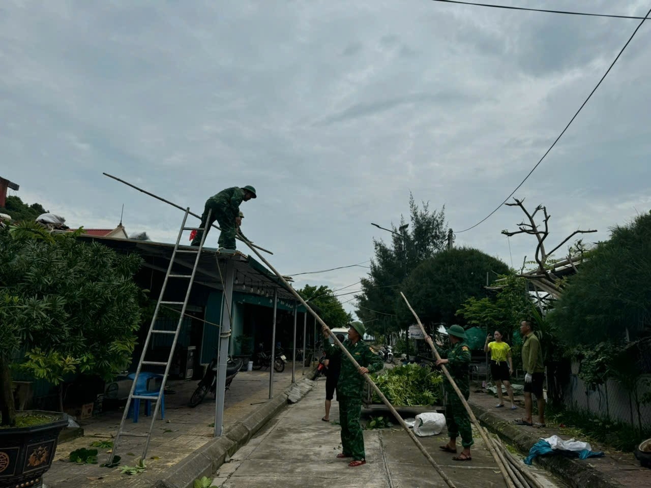 越南全民一心应对摩羯台风