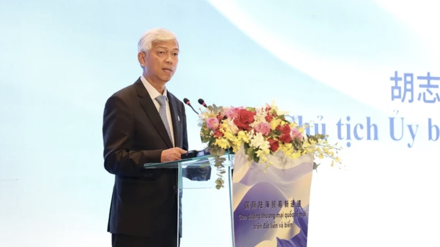 胡志明市与中国重庆促进国际陆海贸易新通道合作