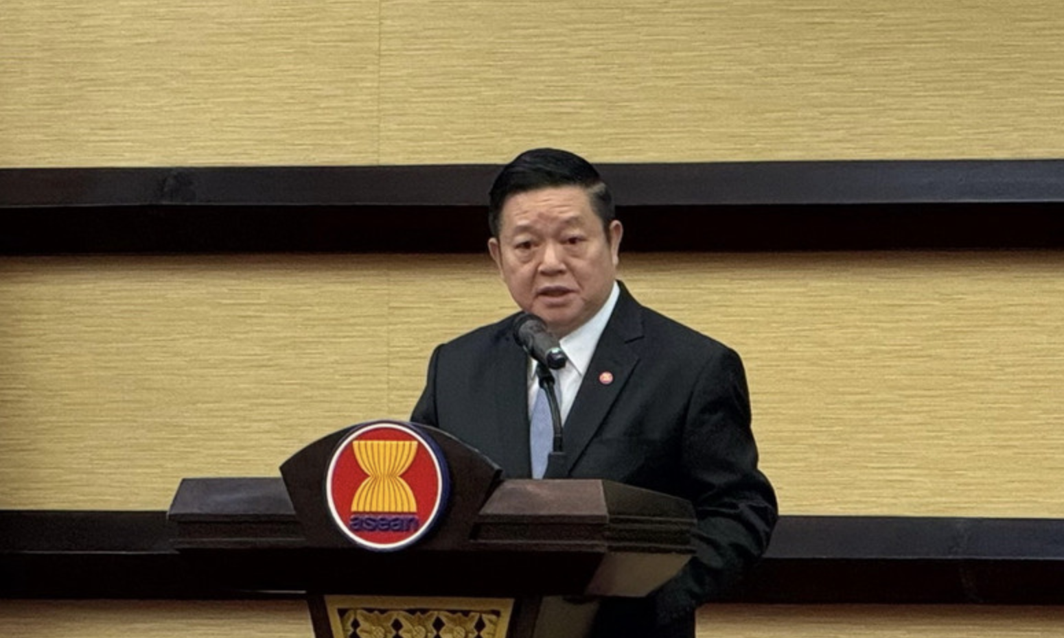 东盟秘书长高金洪。