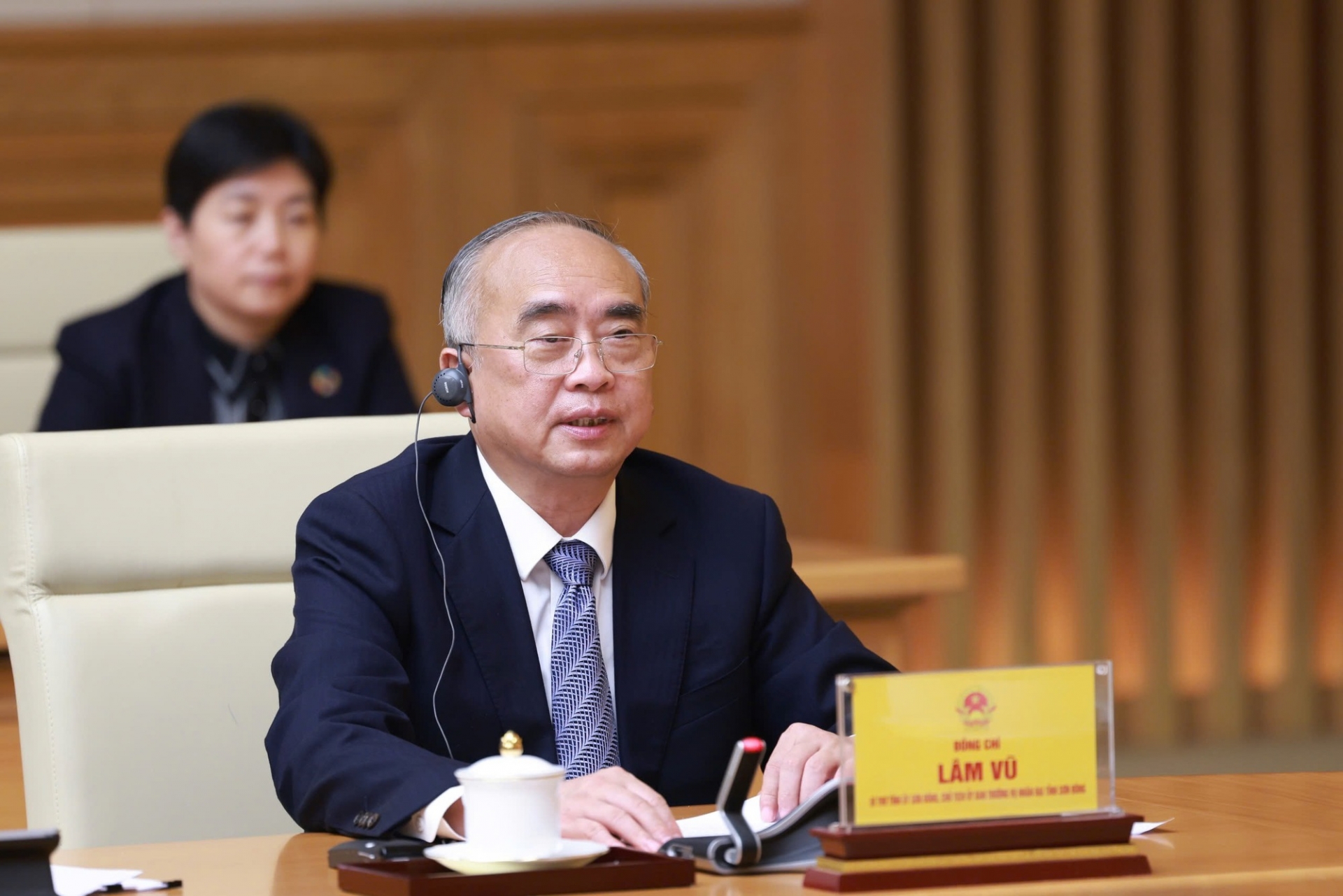 中共中央委员、山东省委书记、省人大常委会主任林武