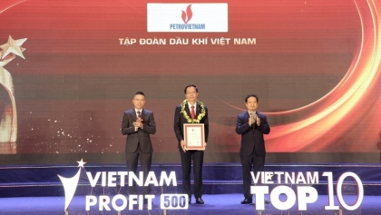 PVN蝉联越南最盈利企业500强榜首