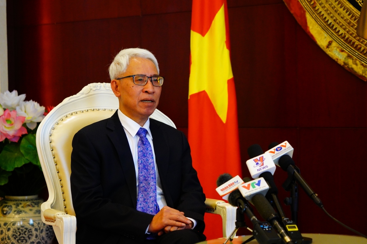 越南驻中国大使范星梅接受了本台记者采访。图自vov.vn
