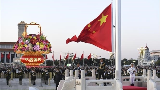 中国隆重举行庆祝中华人民共和国成立74周年的活动
