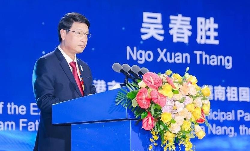 岘港市越南祖国阵线委员会主席吴春胜。