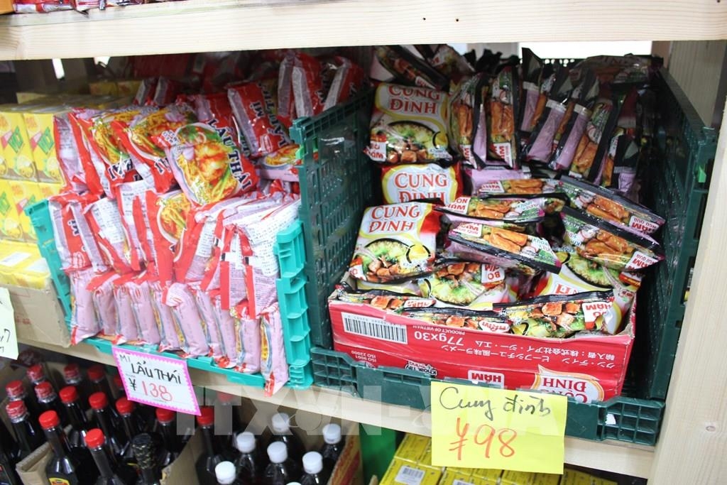 越南方便面深受日本消费者的青睐。