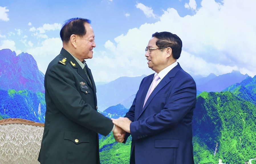 范明政总理会见中共中央军委副主席张又侠。