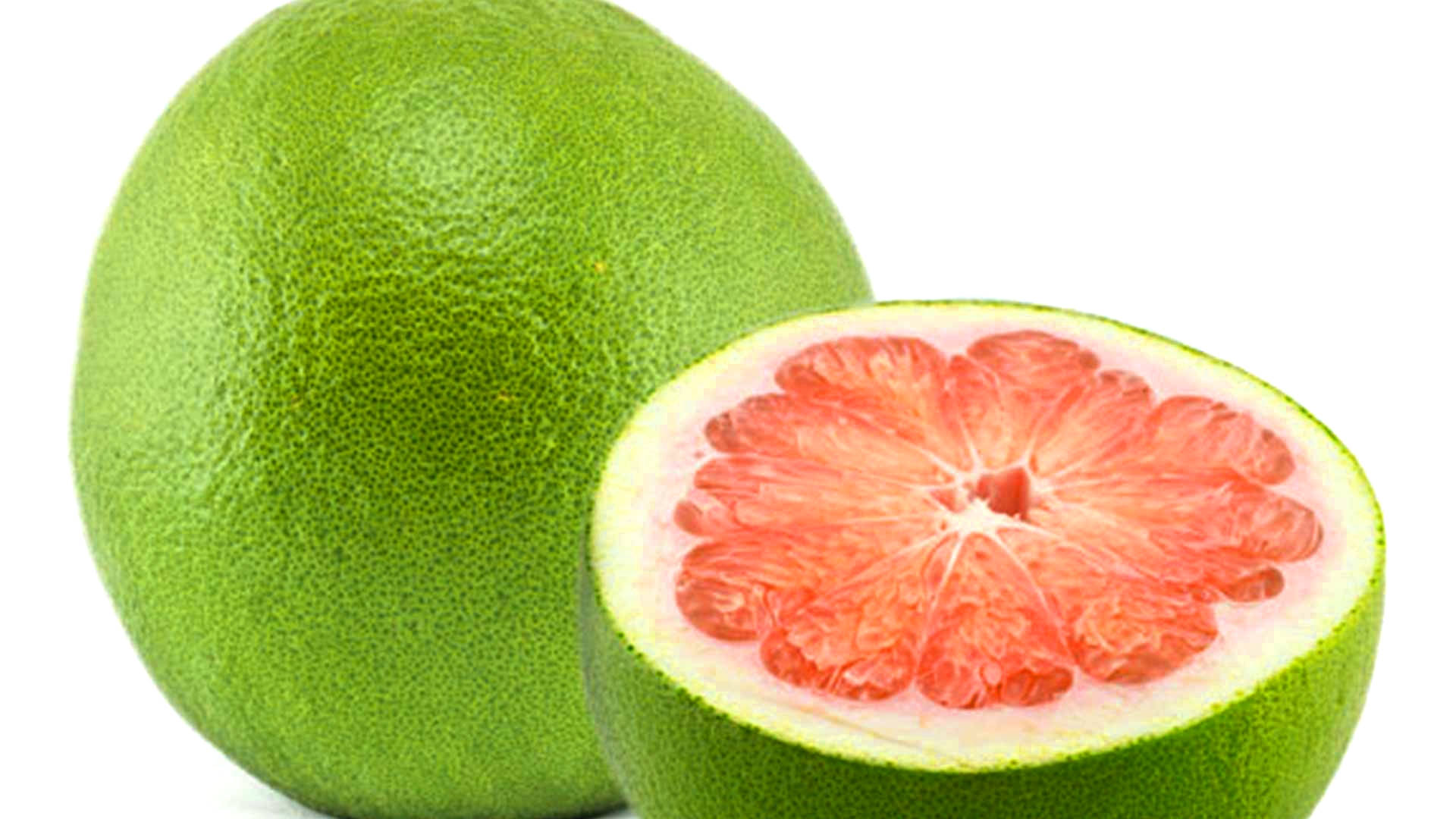 绿皮柚子。图自互联网