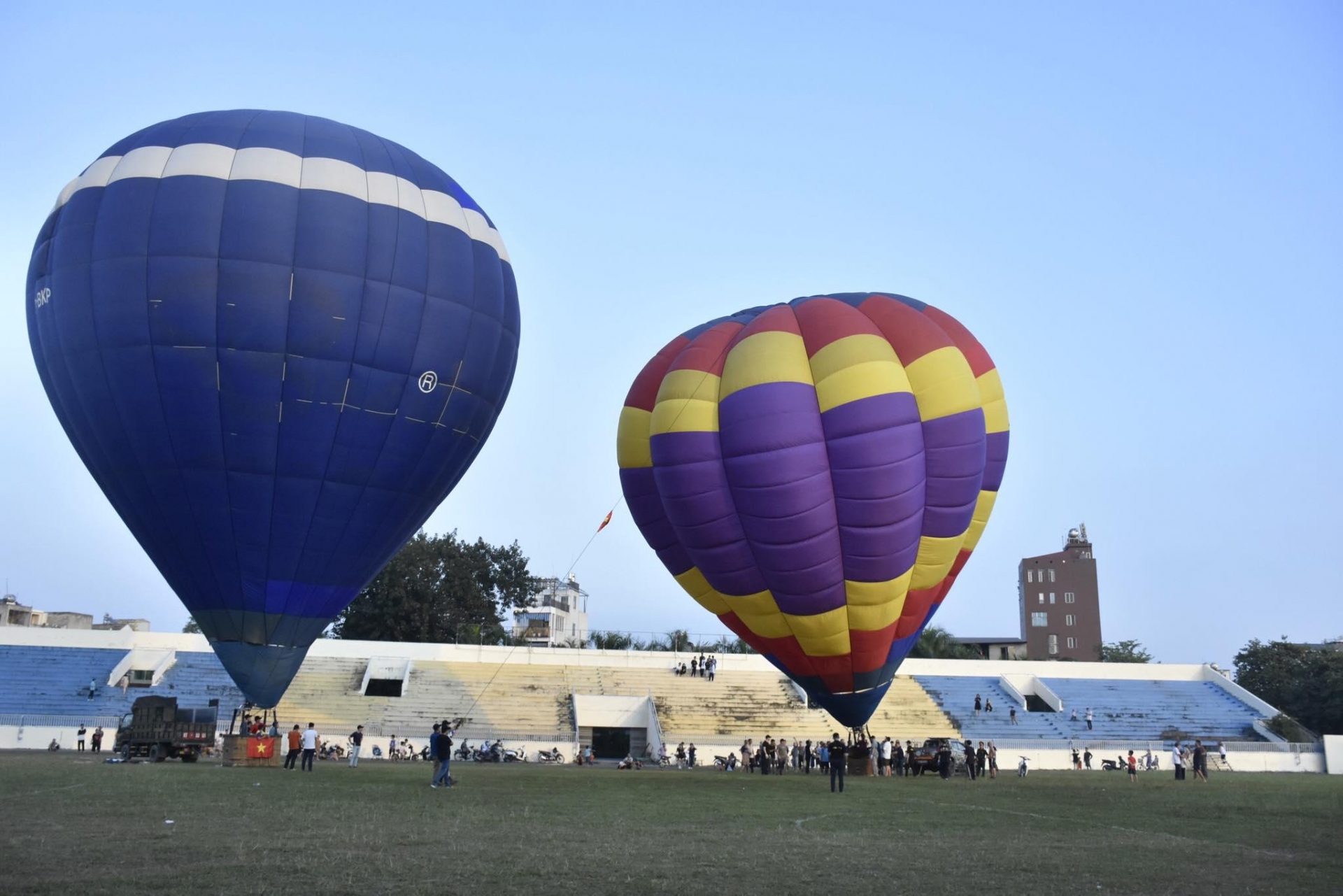 河内山西古城国际热气球节。图自anninhthudo.vn