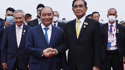 推动越南与泰国之间的贸易合作