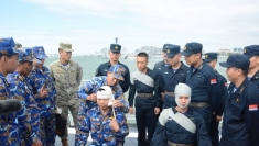 为深化越中海军的关系作出贡献