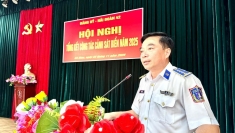 海警第四区打击IUU捕捞，提高渔民意识