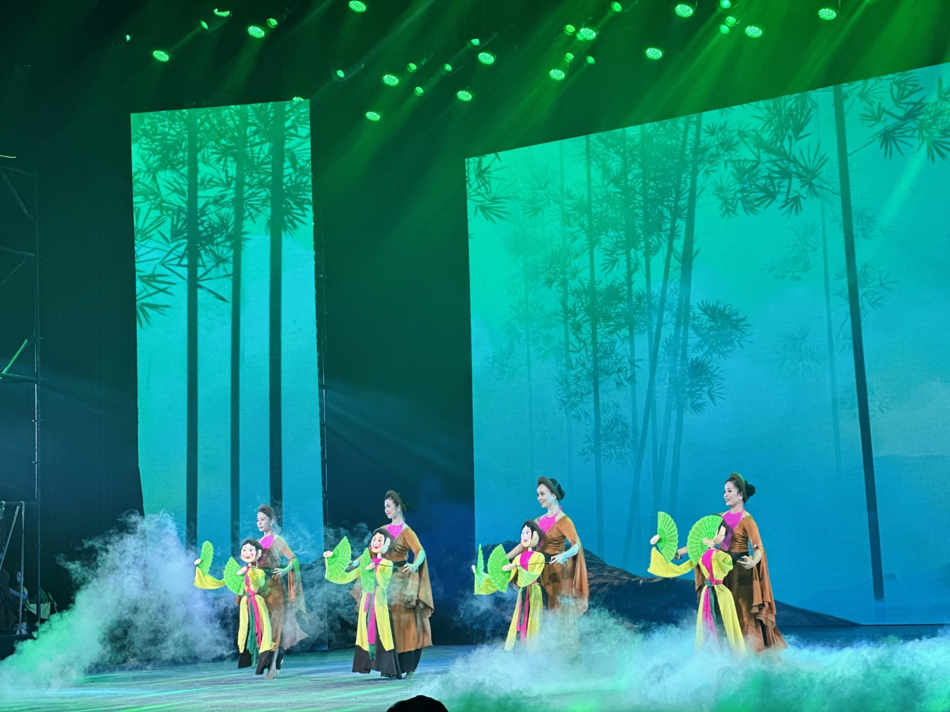 越南木偶戏表演节目。