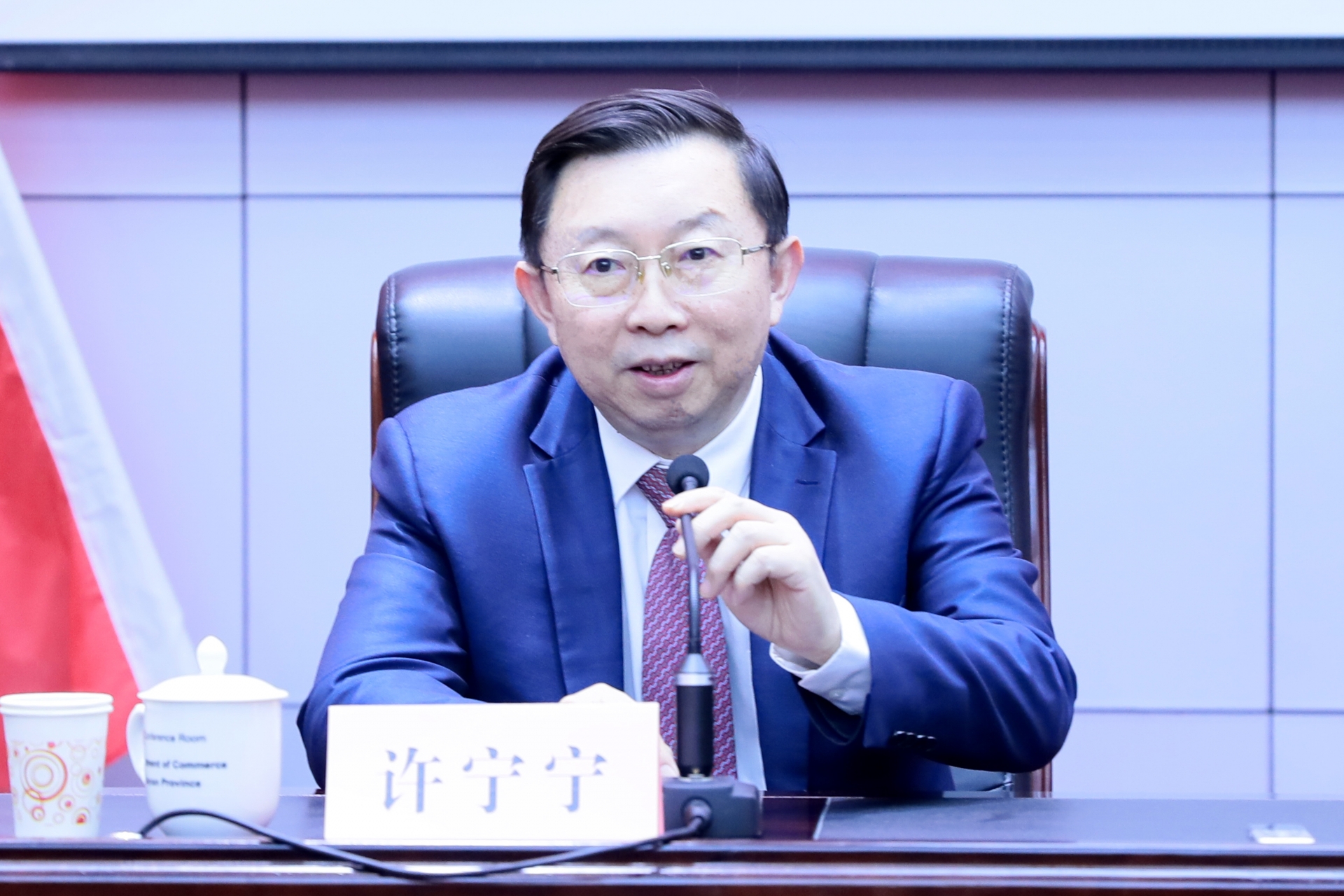 RCEP 产业合作委员会主席、中国—东盟商务理事会执行理事长、中国首席东盟商务专家许宁宁。