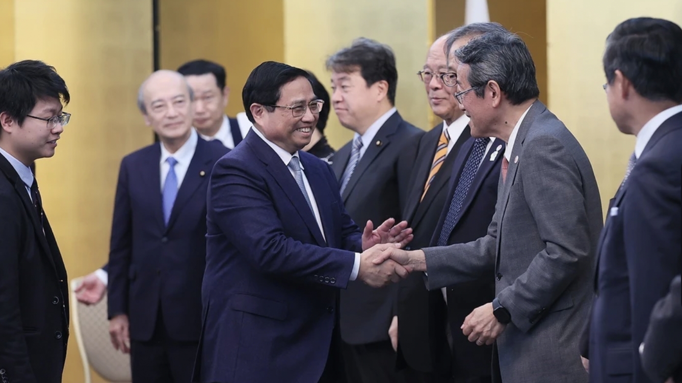 越南政府总理范明正会见日越友好议员联盟