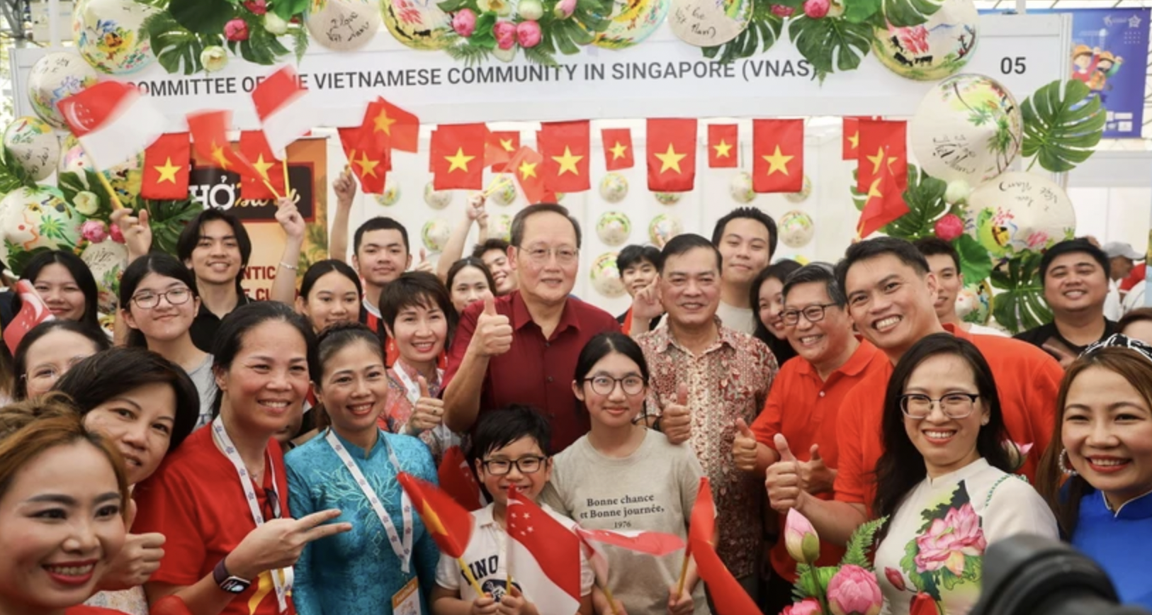 越南在新加坡移民社区留下深刻印象