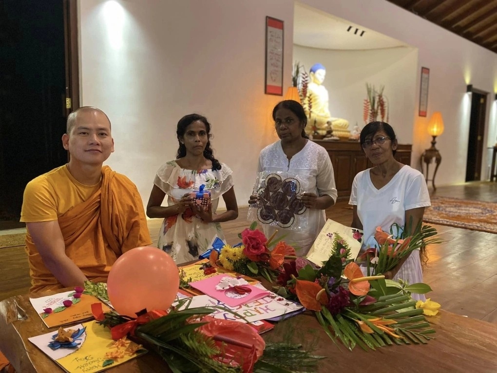 在斯里兰卡播种越南语善缘的旅程