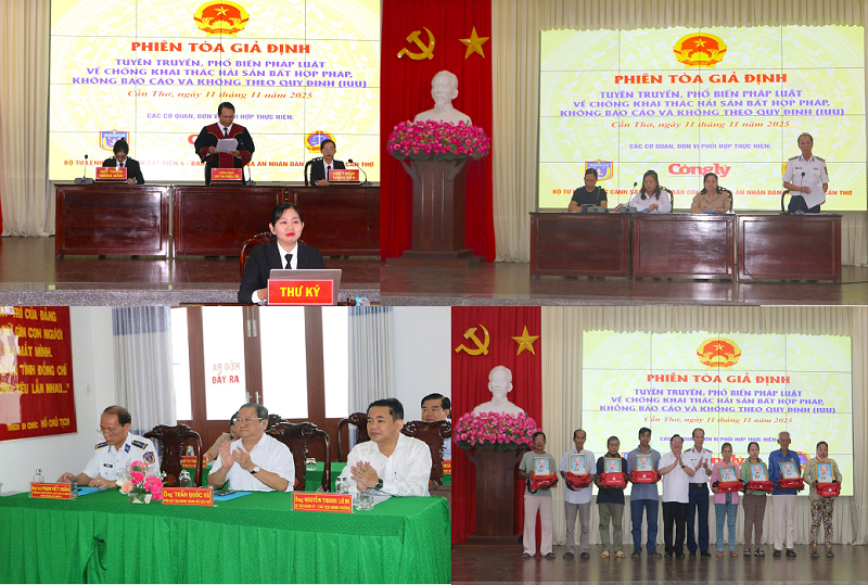 芹苴市加强系统化宣传，旨在彻底消除IUU捕捞