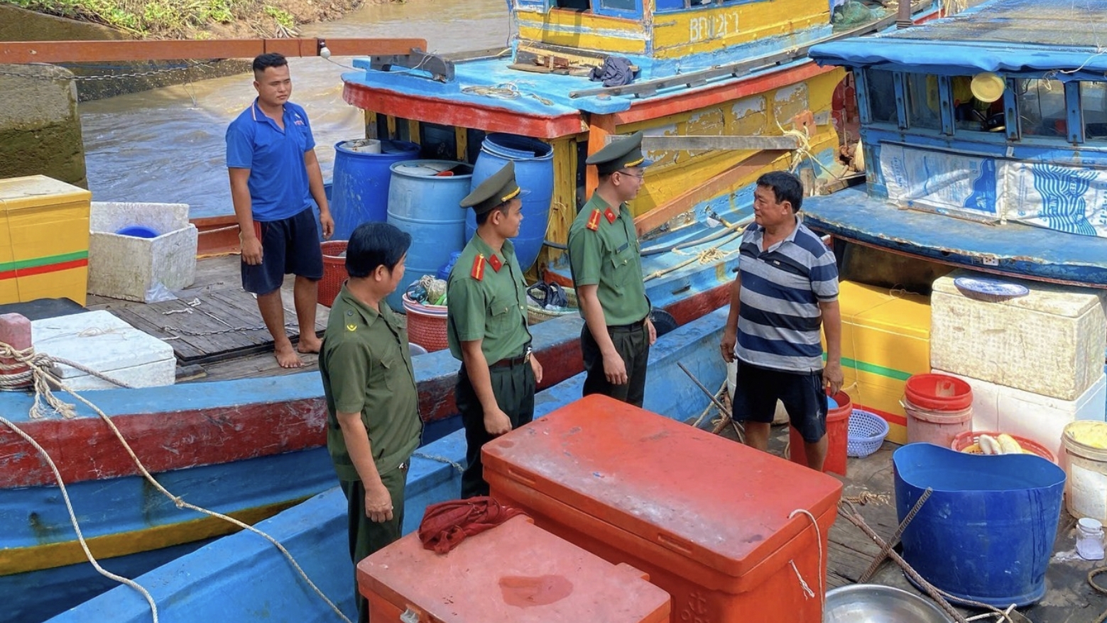 永隆省对渔船进行100%核查，严密管控IUU捕捞