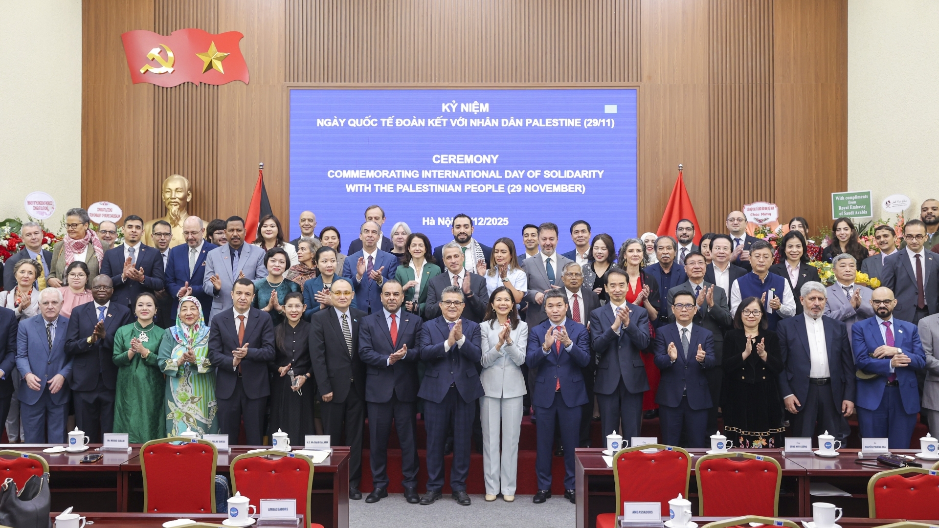 越南重申支持巴勒斯坦人民争取和平与自由的一贯立场